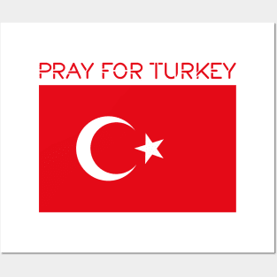 Pray for Turkey Posters and Art